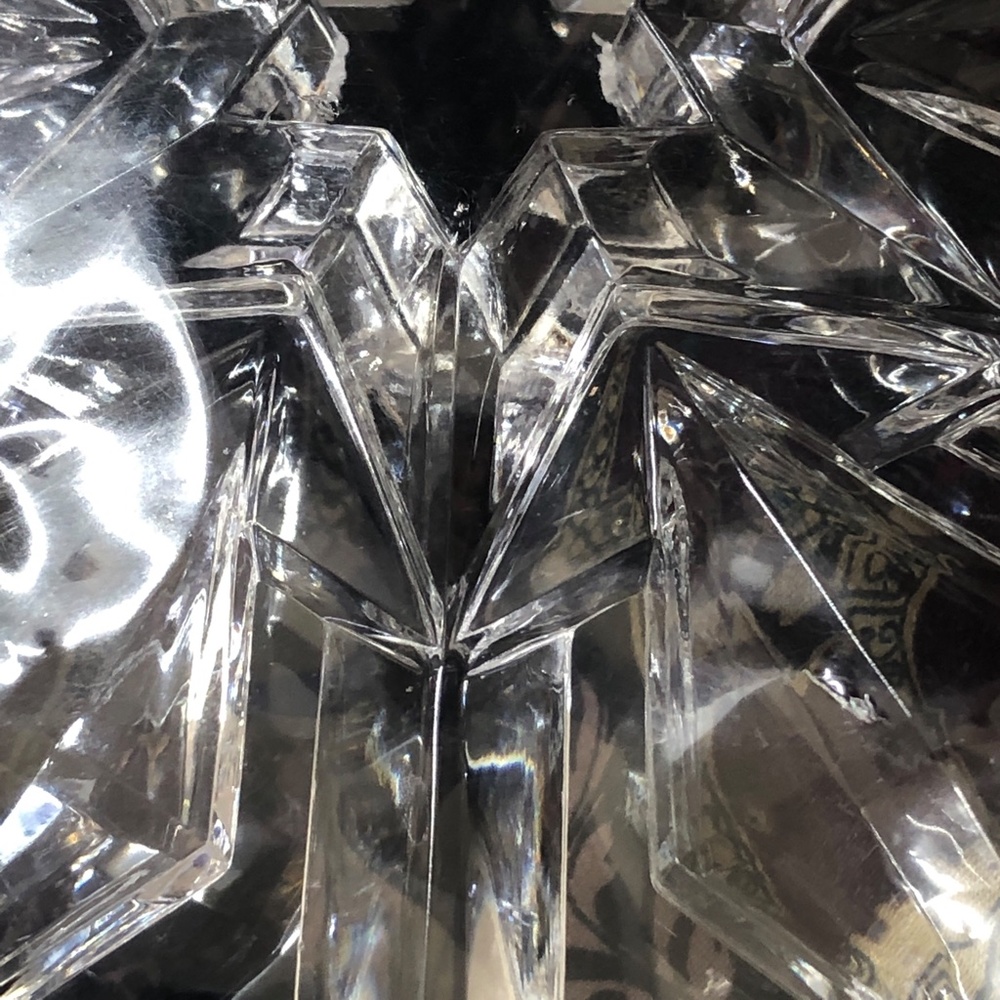 Large Clear Acrylic Crystal Snowflake Christmas Tree Ornaments 9.5” - Picture 10 of 12
